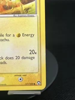 Pokemon TCG Pikachu 57/108 Power Keepers Regular MP - Image 4
