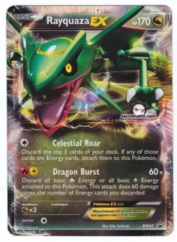 Pokemon • Rayquaza EX BW47 BW 47 Promo Ultra Rare Holo ENG NM Black Star NM - Image 1