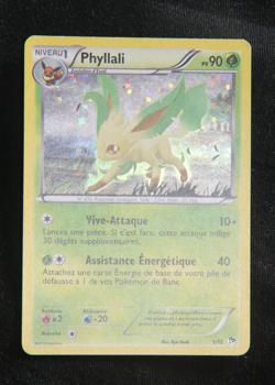Pokemon "Phyllali / Leafeon" 1/12 *Holo* McDonald's 2013 - French - Good(+) - Image 3