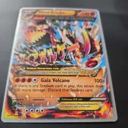 Pokemon TCG Trading Card Game PRIMAL GROUDON EX 86/160 World Championship 2015 - Image 2