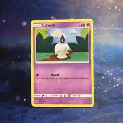 Pokemon - Litwick 101/214 - Lost Thunder - Asako Ito - Near Mint - Image 2