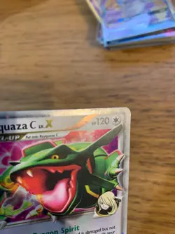 LP! Rayquaza C LV.X DP47 Diamond & Pearl Black Star Promo Holo Pokemon Card! - Image 3
