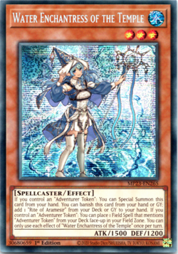 Water Enchantress of the Temple - MP23-EN265 - Prismatic Secret Rare Yugioh - Image 1