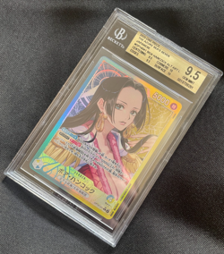 Boa Hancock - One Piece TCG Azure Sea's Seven Japanese OP14-041 Alt Art BGS 9.5 - Image 1