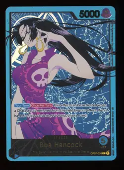 ONE PIECE CARD - BOA HANCOCK EB02 25TH ANIME OP07-038 GOLD LEADER (ENGLISH) - Image 1