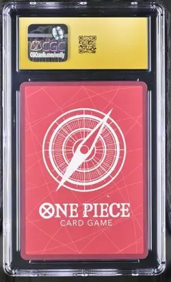CGC 10 Pristine Monkey D Luffy ST13-003 One Piece Card Black White Alt Art Jpn - Image 2