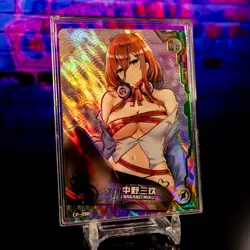 Nakano Miku New Senpai Goddess Haven CP Card Waifu CP-090 Gold Foil Quints - Image 2