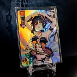 Kurumi Tokisaki Date a Live Custom Textured Foil Card Anime Waifu Signature - Image 1