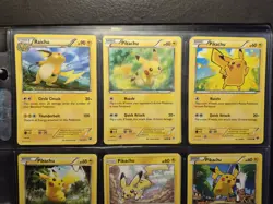 Pikachu & Raichu 9-Card Lot w/ 2010 HGSS03 Black Star Promo Pokemon TCG WOTC 1 - Image 2