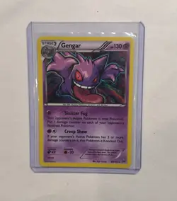 Pokemon Gengar 60/162 Breakthrough Holo Rare Stage 2 130 HP 2015 Card - Image 1