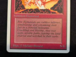 Fire Elemental - Unlimited - LP - MTG - Magic The Gathering - Red - Creature - Image 2