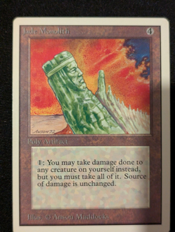 Jade Monolith - Unlimited - LP - MTG - Magic The Gathering - Artifact - Image 1