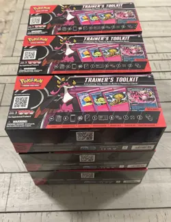 Pokemon TCG 2025 Trainers Toolkit Factory Sealed Brand New Lot Of 9 - Image 1