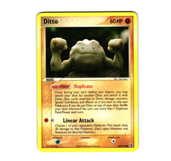 Pokemon Ditto (Geodude) 62/113 Delta Species Common NM (Yuka Morri) - Image 1