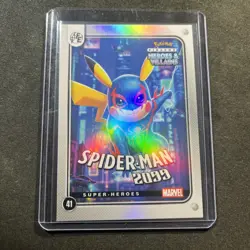 Spider-Man 2099 Flash Edition Pokemon Pikachu Heroes & Villains #41 - Image 1