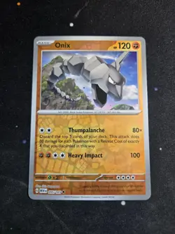 Onix 095/165 Uncommon 151 Pokemon Reverse Holo NM - Image 1