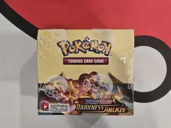 Pokemon Sword and Shield Darkness Ablaze Booster Box Sealed - Image 1