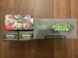 2026 Pokemon Mega Evolution Perfect Order Lot ETB, Booster Box, Booster Bundles - Image 3