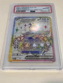 Pokemon TCG Terapagos EX 165 Scarlet & Violet Promo Holo 230HP PSA 10 English - Image 2