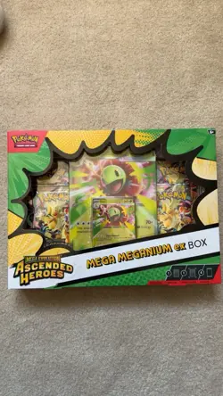 Pokemon Ascended Heroes Mega Meganium Ex Box - Sealed - Image 1