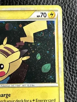Pokemon Pikachu HGSS03 Promo Cosmo Holo Swirl Rare - Image 3