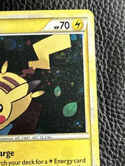 Pokemon Pikachu HGSS03 Promo Cosmo Holo Swirl Rare - Image 4