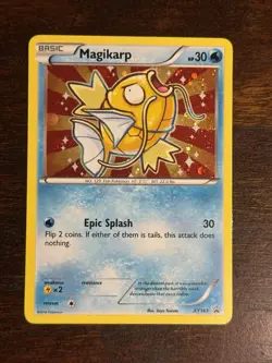 Pokemon TCG Magikarp XY143 XY Black Star Promo - 2 SWIRLS - VLP - Image 1