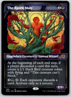 The Raven Man (Showcase) - Dominaria United DMU - MTG - NM Magic - 289 R - Image 1