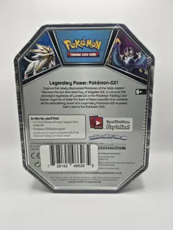 Pokemon TCG: Sun & Moon - Legends of Alola Tin Lunala GX New Factory Sealed - Image 2