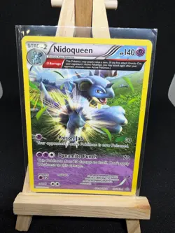 Pokemon Nidoqueen (Omega) Reverse Holo Rare XY - Primal Clash 69/160 LP - Image 1