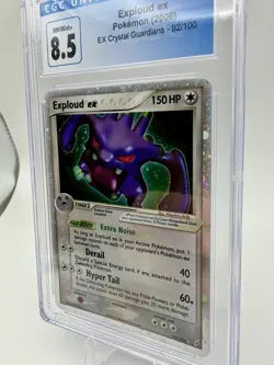 Pokemon Exploud ex EX Crystal Guardians Holo Ultra Rare 150HP #92/100 CGC 8.5 - Image 2
