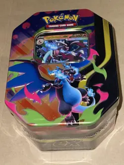 Pokemon TCG Mega Charizard EX Tin – X EX Promo Sealed New - Image 1