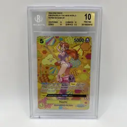 One Piece Nami Mosaico OP08-106 Emperors in the New World ENG BGS 10 Pristine - Image 2