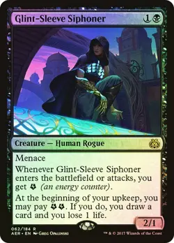 Glint-Sleeve Siphoner - #062 Rare Foil NM (MTG: Aether Revolt) - Image 1