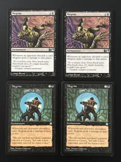 4x Megrim 2x Stronghold 2x 10th M10 Editions Magic MTG LP - Image 1