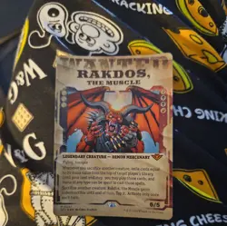 MTG Rakdos the muscle mythic rare outlaws of thunder junction FOIL - Image 1