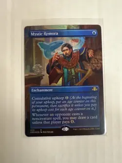 Mystic Remora NM BORDERLESS FOIL MTG! Dominaria Remastered - Image 1