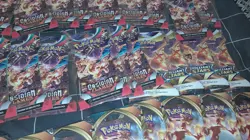 58 x Pokemon Sleeved Booster Packs [Charizard Artwork] [Sealed] - Image 4