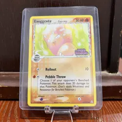 Pokemon Card - Exeggcute Holon Phantoms 65/110 Reverse Holo Stamped LP - Image 1