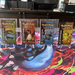 Pokemon Generations Booster Pack x4 Complete Set 20th Anniversary Factory Sealed - Image 1