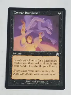 MTG Cateran Summons (Mercadian Masques/Black/U) - BGM - Image 1