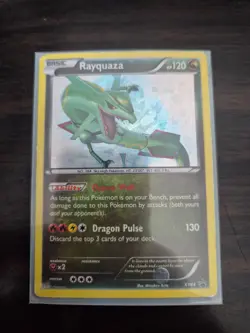 2015 Rayquaza XY64 XY Black Star Promo Holo Pokemon Card MP - Image 2