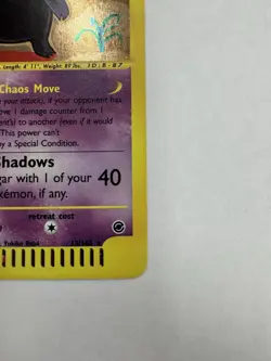 Pokemon Gengar 13/165 Expedition Base Set Holo Rare Stage 2 90 HP English 2002 - Image 4