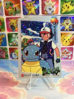 Pokemon Vintage Pocket Monsters Vending HOLO Prism Sticker 1999 Bandai Nintendo - Image 2
