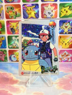 Pokemon Vintage Pocket Monsters Vending HOLO Prism Sticker 1999 Bandai Nintendo - Image 3