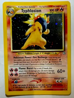Typhlosion Pokemon 2000 Neo Genesis 17/111 Holo - Image 1