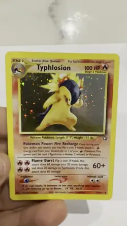 Typhlosion Pokemon 2000 Neo Genesis 17/111 Holo - Image 2