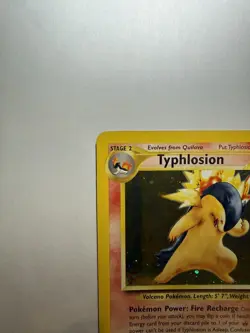 Typhlosion Pokemon 2000 Neo Genesis 17/111 Holo - Image 4