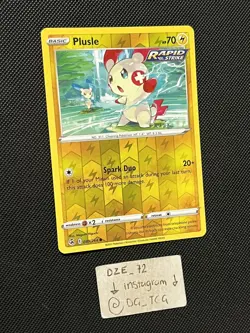 Pokemon Fusion Strike - Plusle - 089/264 - Reverse Holo - M/NM - Image 3