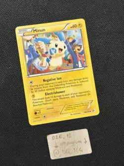 Pokemon Legendary Treasures - Minun - 48/113 - Non Holo Nommon - NM/VLP - Image 3